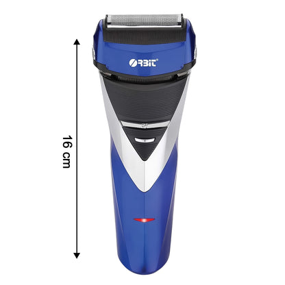 Orbit Rechargeable Electric Foil Shaver with Dual Head Precision Blades – Cordless Beard and Mustache Trimmer for Smooth and Comfortable Shaving (1 Pc)