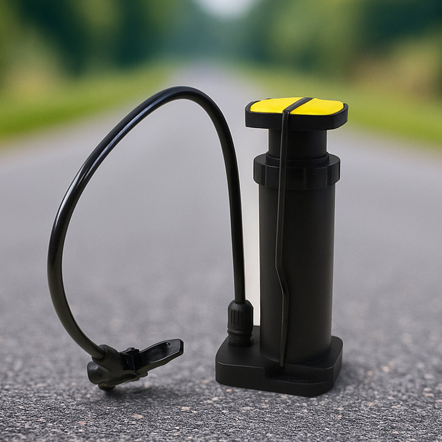 Mini Foot Pedal Air Pump for Car, Bike, and Sports Equipment – Portable High-Pressure Manual Air Pump with Flexible Hose, Compact Foldable Design, and Durable Build for Easy Inflation