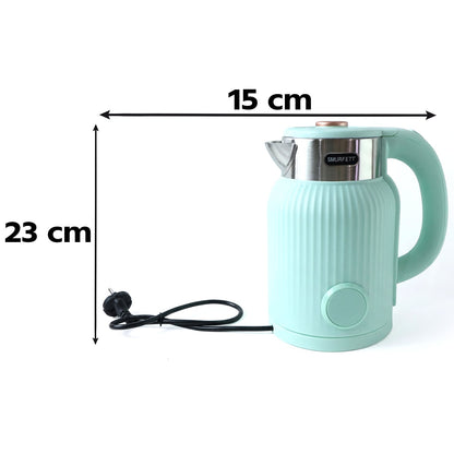 Electric Kettle 2 Litre 1500W Fast Boiling Cordless Kettle for Tea, Coffee, Milk, Hot Water and Instant Foods with Auto Shut Off (1 Pc)