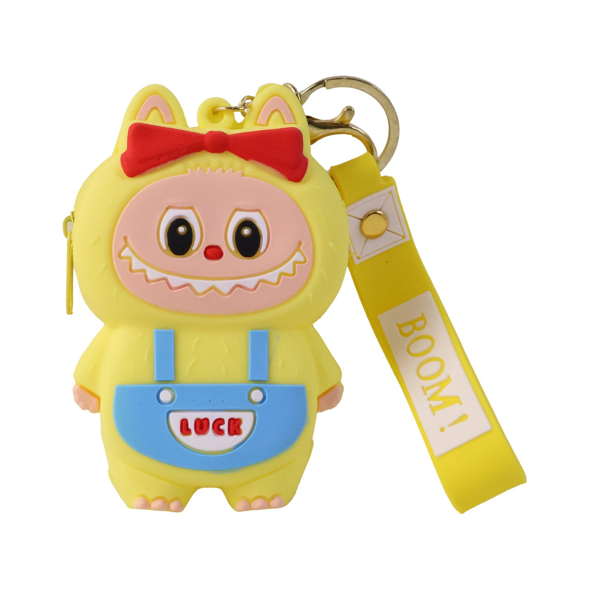 Cute Cartoon Monster Silicone Coin Purse Playful Compact