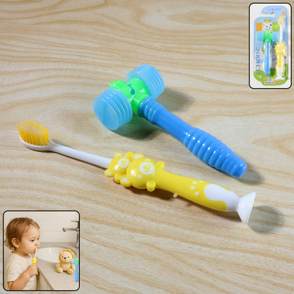 Kids Toothbrush and Hammer Toy Set – Fun and Interactive Oral Care Combo for Kids | Includes Lion-Themed Toothbrush and Colorful Hammer Toy | Perfect for Little Ones