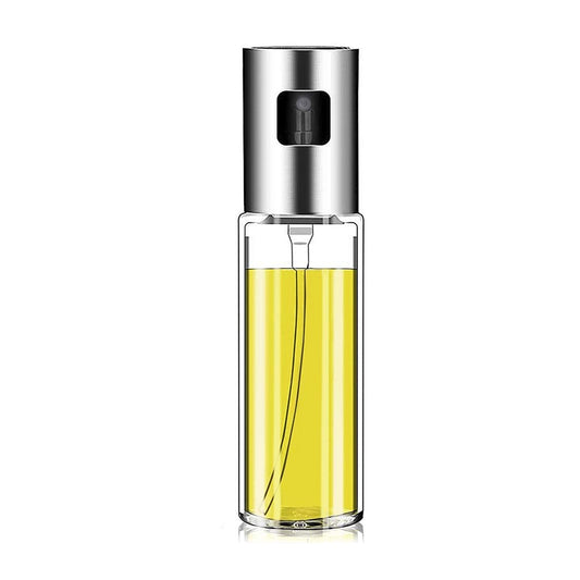Oil Sprayer Dispenser 100 ml Glass Oil Spray Bottle for Cooking Baking Grilling BBQ Salad and Kitchen Use (1 Pc)