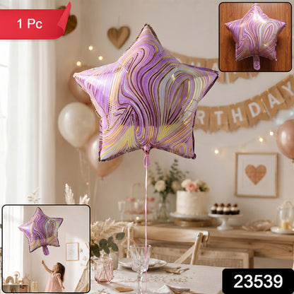 Decoration Foil Balloon – Colorful Metallic Party Balloon for Birthday, Event, Wall Backdrop & Festive Decoration (1 Pc)