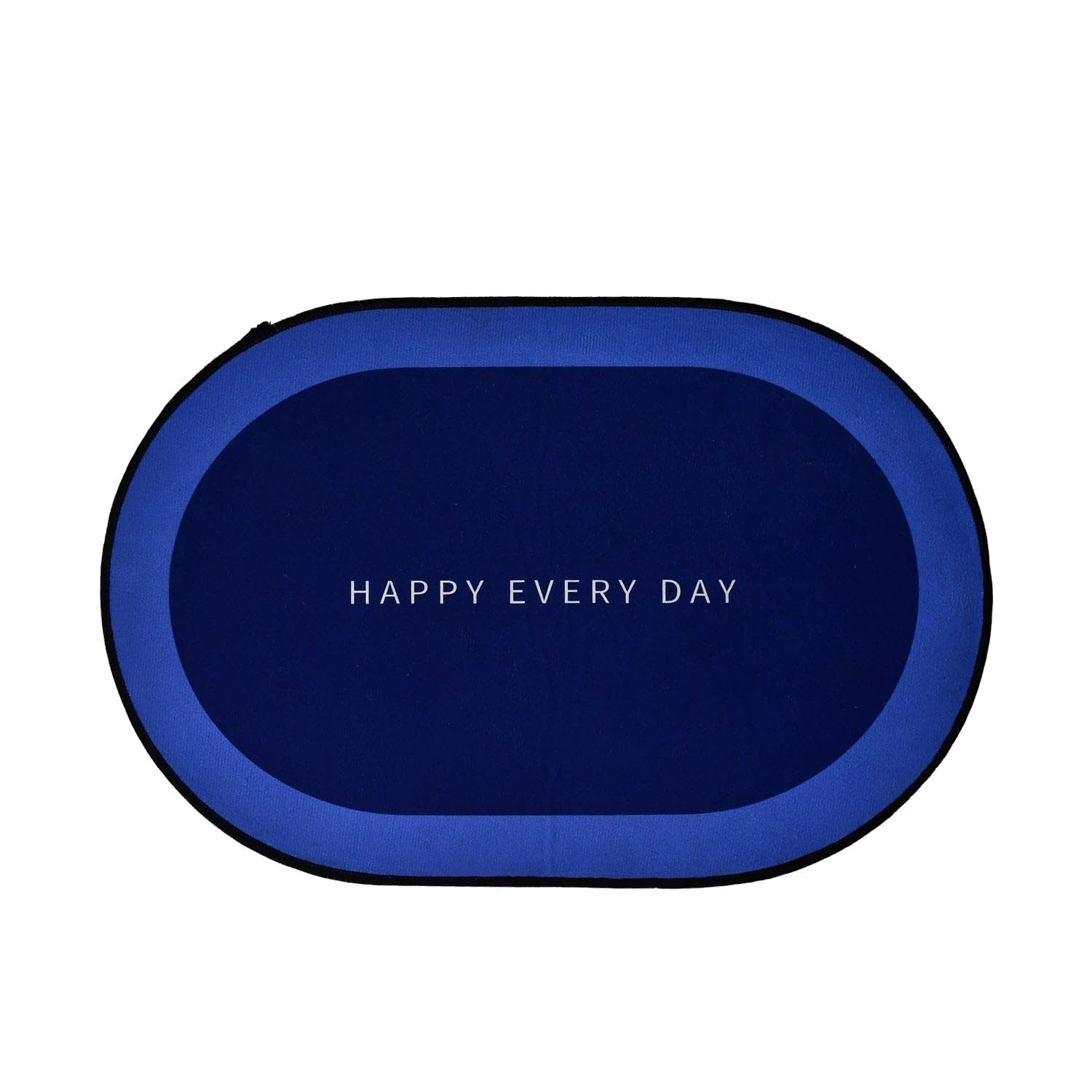 Bathroom Floor Mat Fast Absorbing Slip-resistant Oval Design