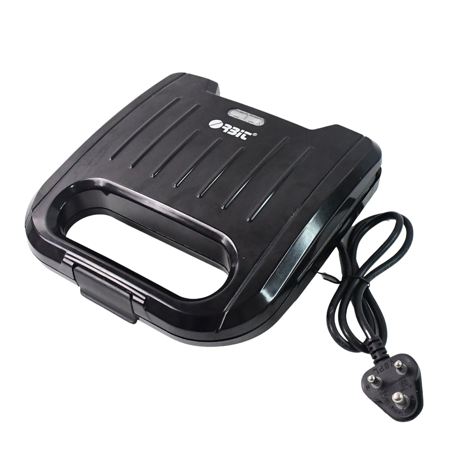 Orbit 800W Electric Sandwich Toaster Maker with Non-Stick Plates – Fast Heating Grill for Crispy Sandwiches, Breakfast and Snacks (Black)