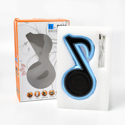 Mini Portable Music Note Shape Speaker