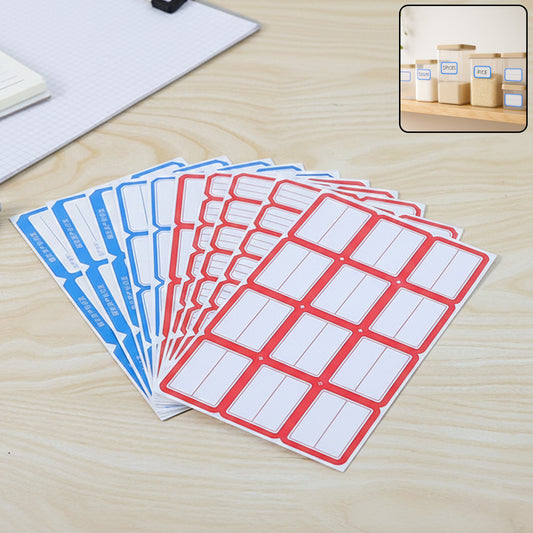 Self-Adhesive Label Stickers – Rectangular Labels for Shipping, Organizing, and Personalization - 10 Sheets