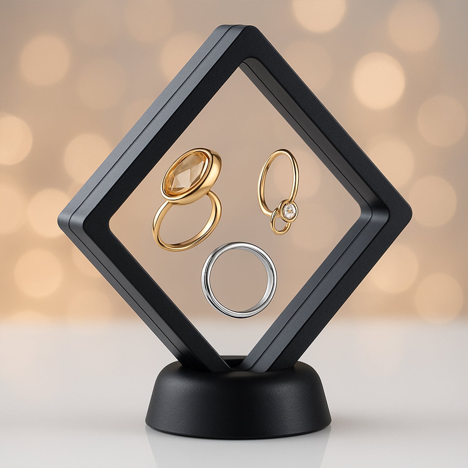 Transparent Jewellery Display Box (11x11 Cm 1 Pc)