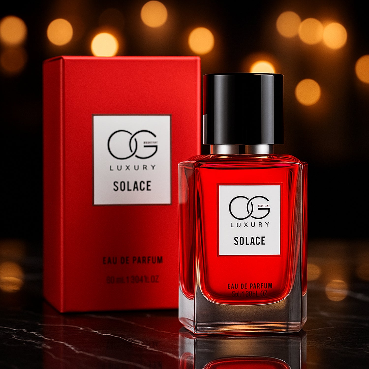 OG Luxury Solace Eau De Parfum Long Lasting Premium Unisex Perfume with Elegant Sophisticated Fragrance Notes (50ml)