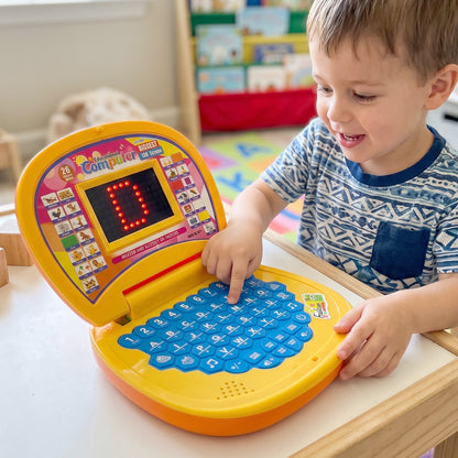 Kids Educational Laptop Learning Toy with Alphabets, Numbers, Music and Interactive Activities for Boys and Girls (1 Pc)