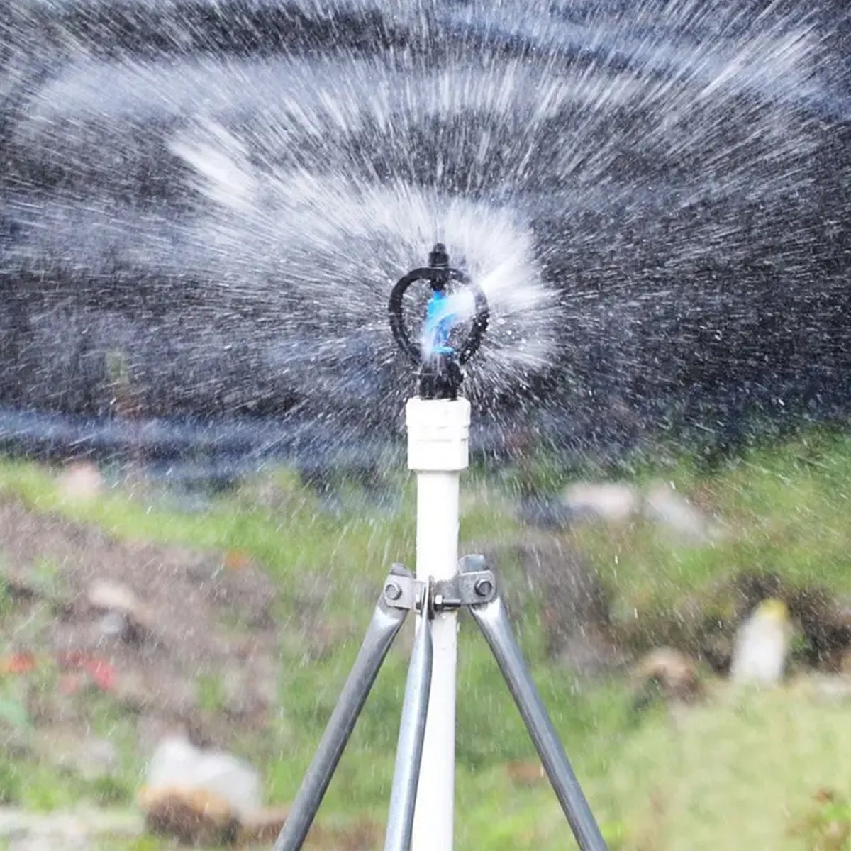 Rotating Irrigation Sprinkler Nozzle for Garden and Lawn Watering, Plastic Butterfly Spray Head for Plants, Greenhouse and Agricultural Irrigation (1 Pc)
