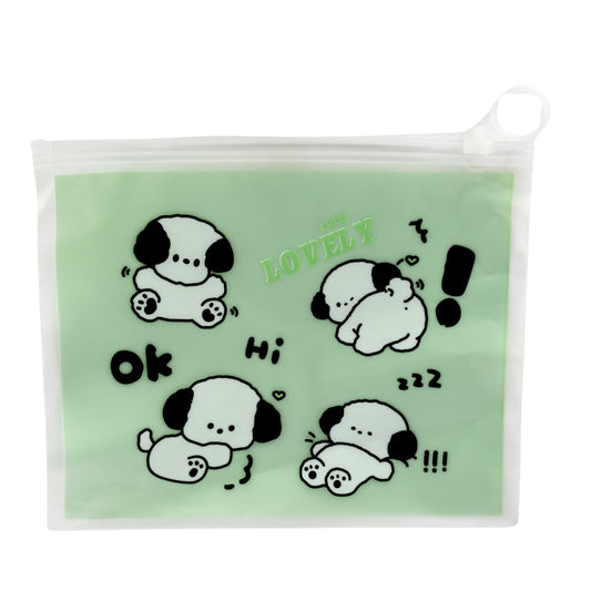 Reusable Multipurpose Zipper Pouch for Pens, Pencils, Stationery, Cosmetics and Travel Essentials (1 Pc)