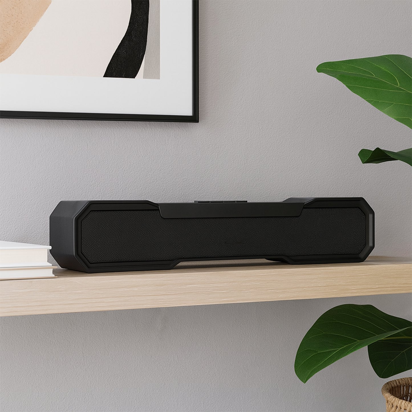 3D Sound Bluetooth Wireless Speaker 10W Portable Mini Home Theatre Soundbar FM USB AUX SD Card Supported Rechargeable Outdoor Speaker for TV Laptop Mobile