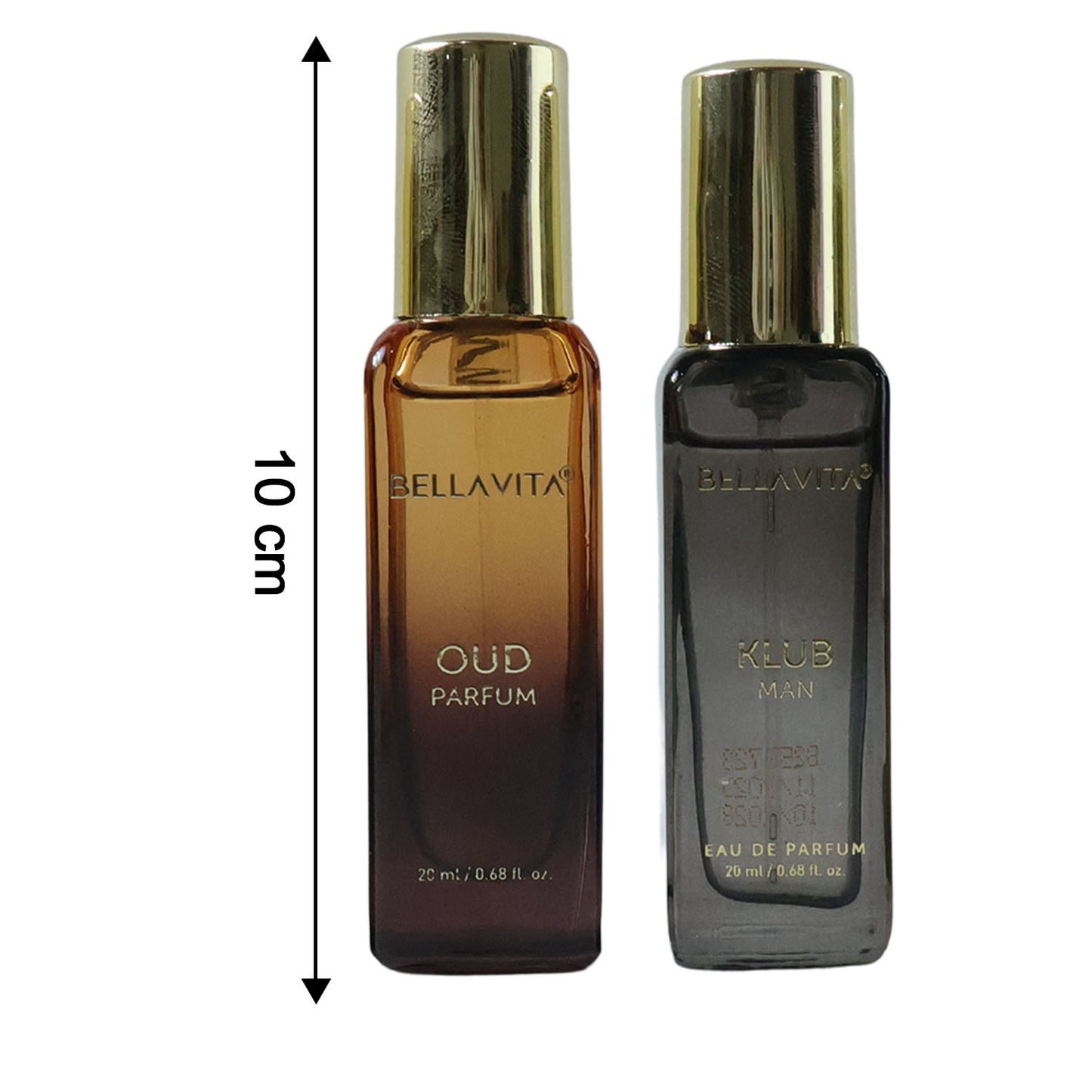 Bellavita Mens Luxury Perfume Gift Set - 4 Pc 20 ML Each