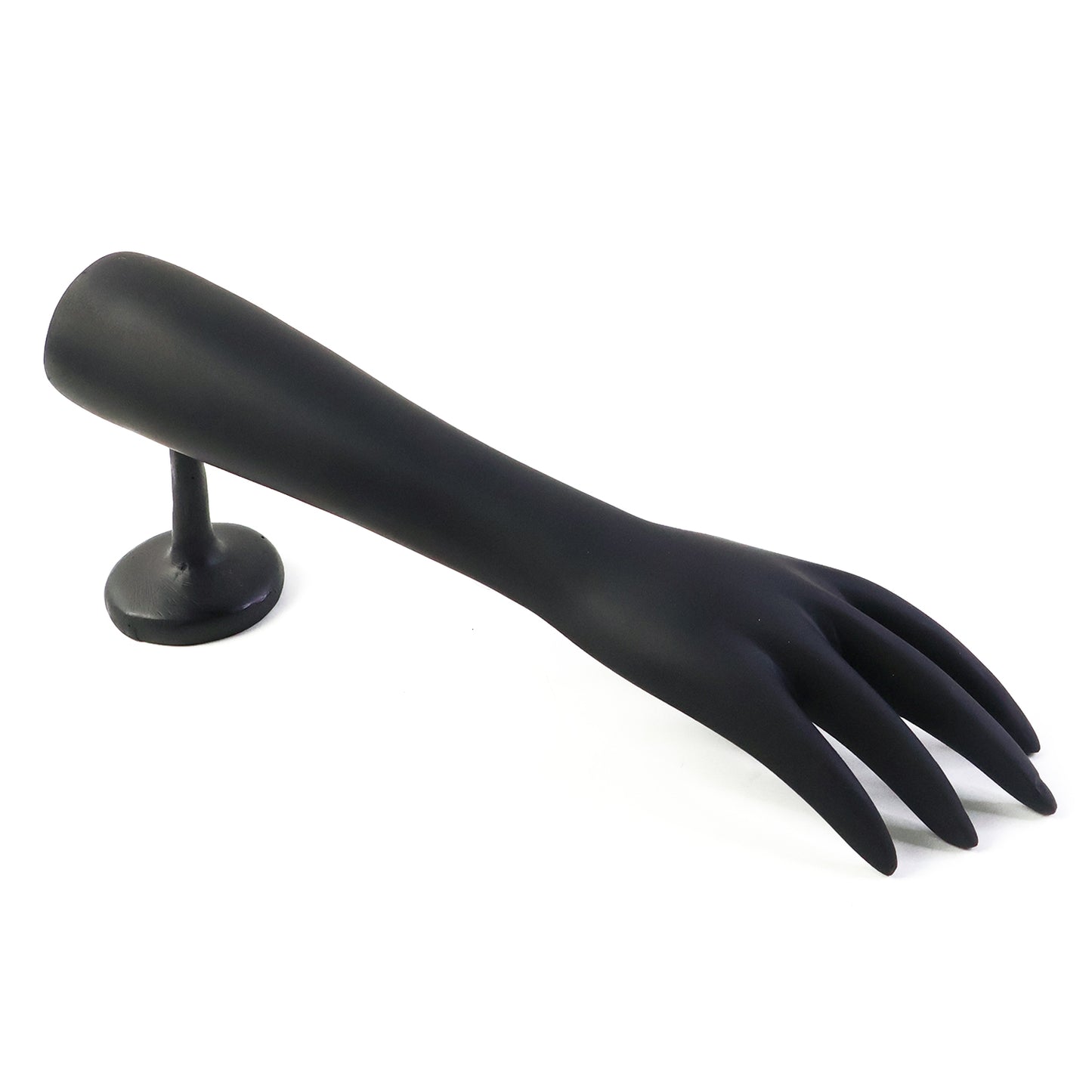 Elegant Black Hand-Shaped Jewelry Display Stand for Rings, Bracelets, Watches &; Accessories (1 Pc)