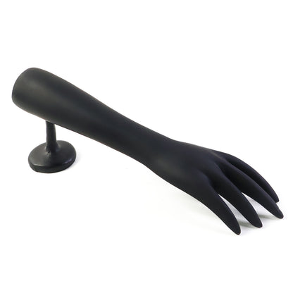Elegant Black Hand-Shaped Jewelry Display Stand for Rings, Bracelets, Watches &; Accessories (1 Pc)
