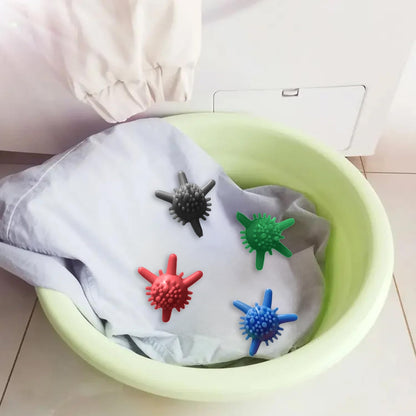 Multipurpose Laundry Washing Balls 6 Piece Set – Reusable Fabric Cleaning Balls for Washing Machine, Anti-Tangle Clothes Care and Enhanced Cleaning