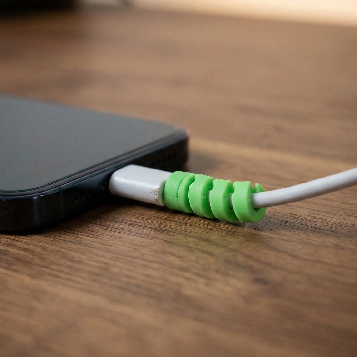 Spiral Cable Protector for Charger Cable Anti Break Cord Saver Flexible USB Data Cable and Earphone Wire Protection Sleeve for Mobile Chargers (1 Pc)