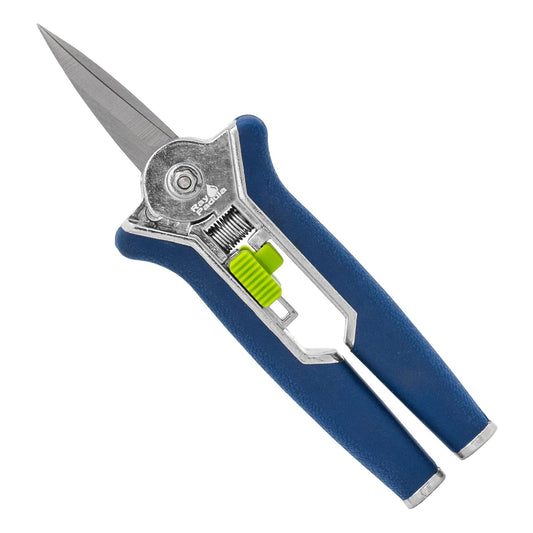 Precision Micro Garden Snip Pruning Scissor Stainless Steel Garden Pruning Shears for Flowers Herbs Bonsai Indoor Plants and Precision Trimming (1 Pc)