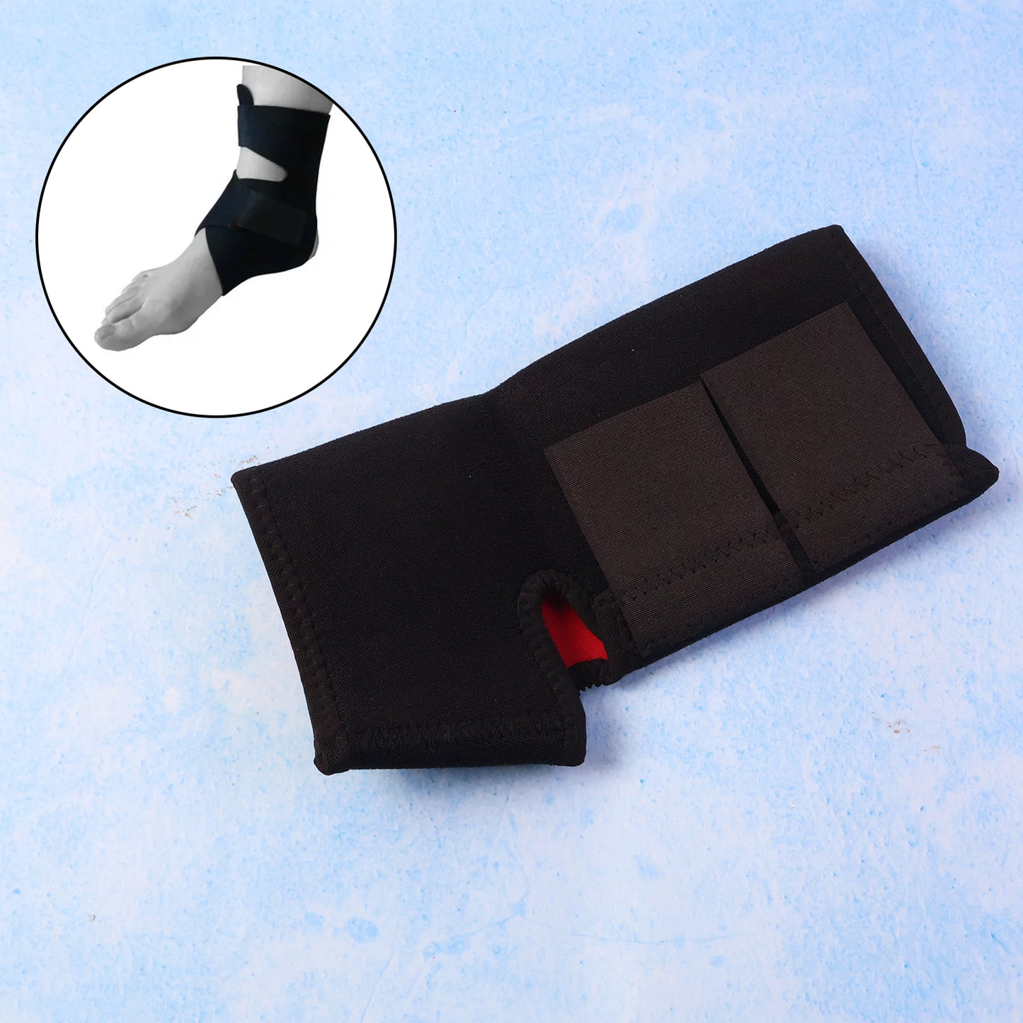 Adjustable Open-Patella Knee Support Brace with Compression Strap (1 Pc)