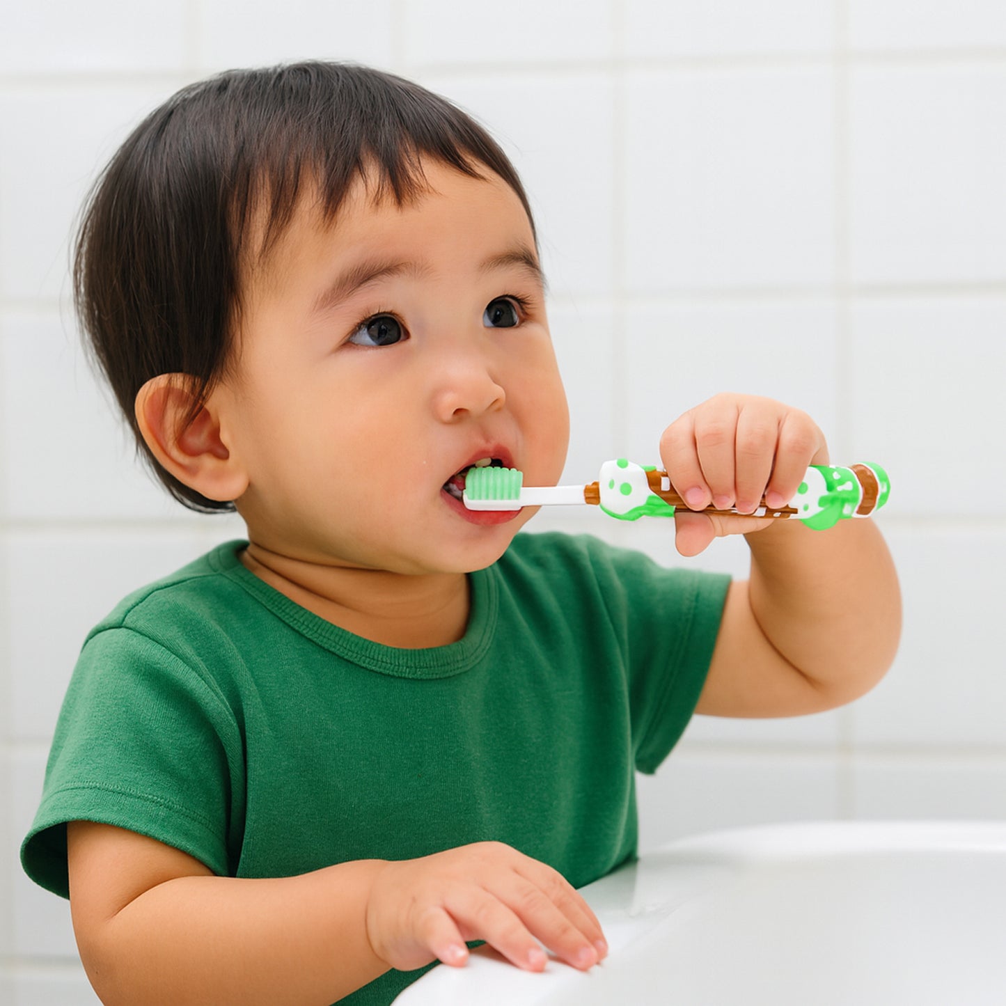 Kids Toothbrush and Ball Keychain Toy Set – Fun and Interactive Oral Care Combo for Kids | Includes Ice Cream-Themed Toothbrush and Colorful Ball Keychain | Perfect for Little Ones