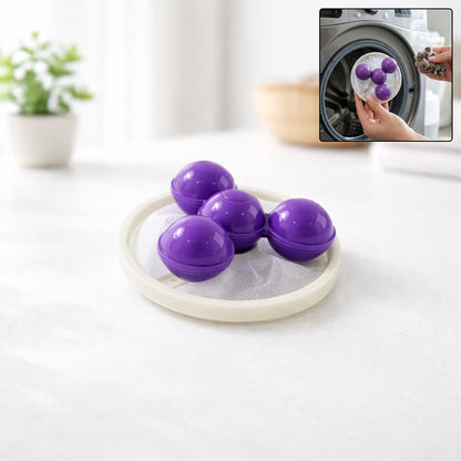 Reusable Washing Machine Lint Remover Ball with Mesh Filter – Big Size Floating Hair Catcher and Laundry Filter for Clothes Washing (1 Pc)