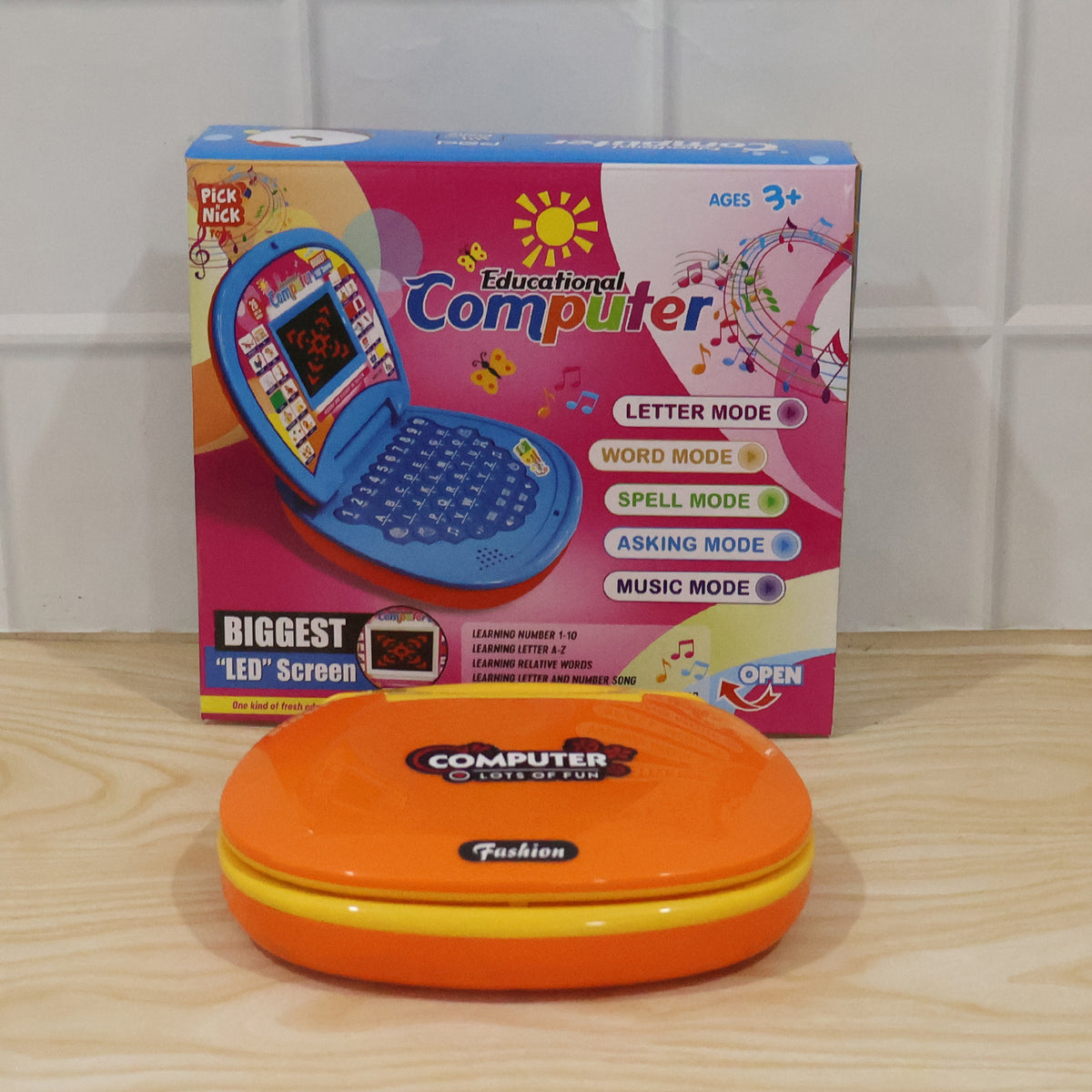 Kids Educational Laptop Learning Toy with Alphabets, Numbers, Music and Interactive Activities for Boys and Girls (1 Pc)