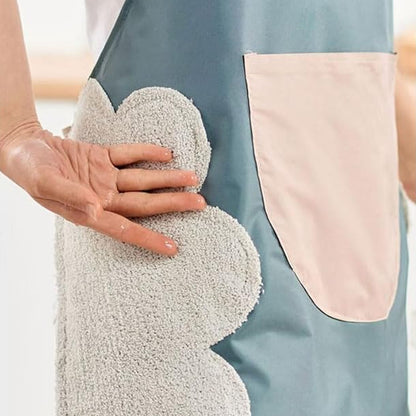 Multipurpose Kitchen Cooking Apron with Front Pocket – Protective Work Apron for Home Cooking, Baking, Cleaning & Daily Kitchen Tasks (1 Pc)