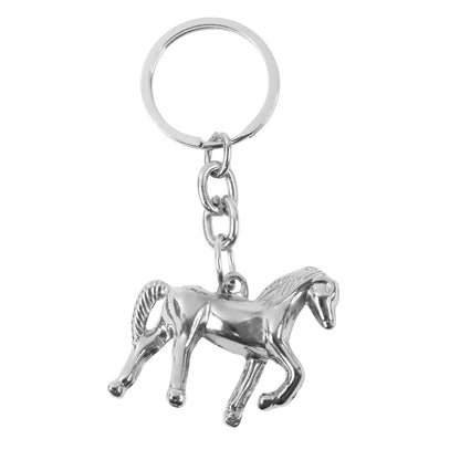 Premium Metallic Horse Shape Keychain for Car, Bike, Home – Stylish Chrome Finish Keyring for Animal Lovers, Gifting & Everyday Use (1 Pc)