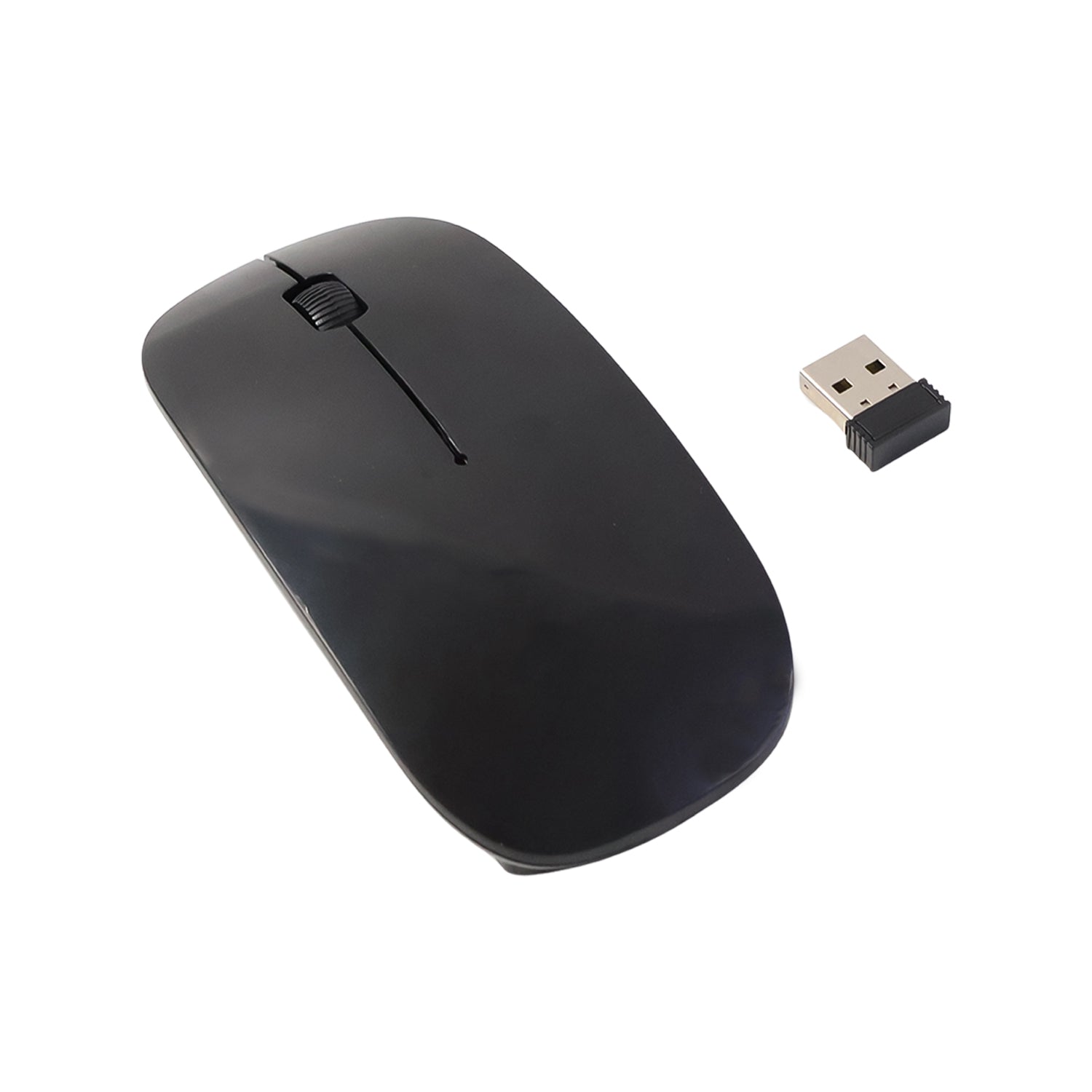 Wireless Silent Optical Mouse for Laptop PC Mac iPad and Computer 2.4GHz USB Ergonomic Portable Mouse (1 Pc)