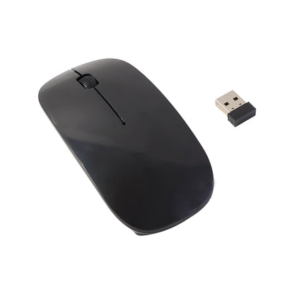 Wireless Silent Optical Mouse for Laptop PC Mac iPad and Computer 2.4GHz USB Ergonomic Portable Mouse (1 Pc)