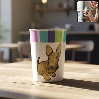 Cute Cartoon Melamine Drinking Glass (Approx 250ml, 1 Pc)