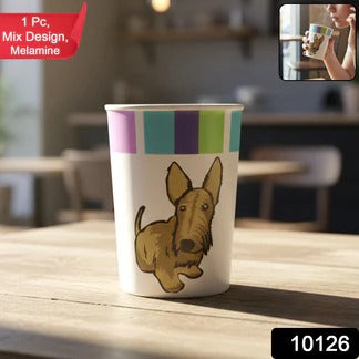 Cute Cartoon Melamine Drinking Glass (Approx 250ml, 1 Pc)