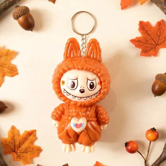 Face Changing Key Holder Cartoon Character Keychain for Men and Women – Expression Changing Doll Toy with Keyring – Cute Mini Character Keychain Gift (1 Pc)