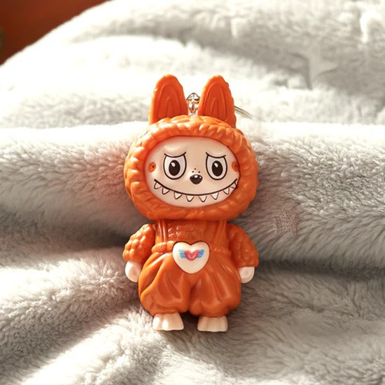 Face Changing Key Holder Cartoon Character Keychain for Men and Women – Expression Changing Doll Toy with Keyring – Cute Mini Character Keychain Gift (1 Pc)
