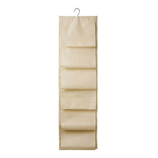 12 Pocket Hanging Storage Bag Closet Organizer Wardrobe Door Storage Pocket for Shoes Clothes and Accessories (1 Pc Mix Color)