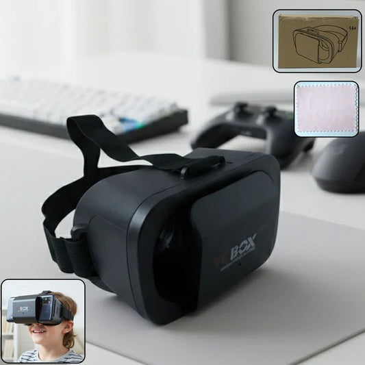 3D VR Glasses Virtual Reality Headset for Smartphones – Immersive VR Goggles for 3D Movies, Videos and Gaming