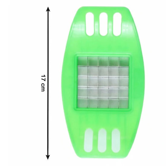 Manual Potato Cutter French Fries Cutter with Stainless Steel Blade and ABS Handle for Potato Sweet Potato Chips and Waffle Slices Pack of 1