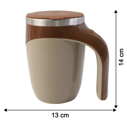 Stirring Coffee Mug  Magnetic Stirring Coffee Cup  Stainless Steel Mug For Milk  Travel Mixing Cup  Self Stirring Coffee Mug Suitable For Coffee Milk Hot Chocolat  Battery Operated ( Battery Not Included )
