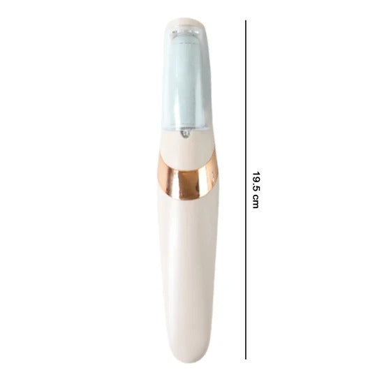 Flewless Pedi Electronic Pedicure Tool Cordless Rechargeable Callus and Dry Skin Remover with 2 Roller Heads and USB Charging Cord (1 Set)