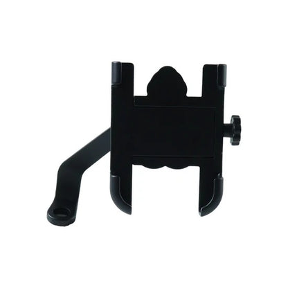 6706 Mobile Phone Holder With Easy Adjustable Rear View Mirror Mount Solid Metal Cradle Stand Suitable For Bike Mobile Phones