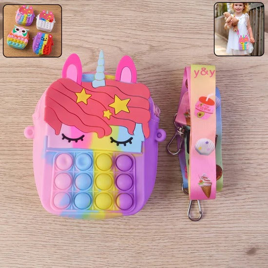 Childrens Silicone Bag Childrens Coin Purse (1 Pc)
