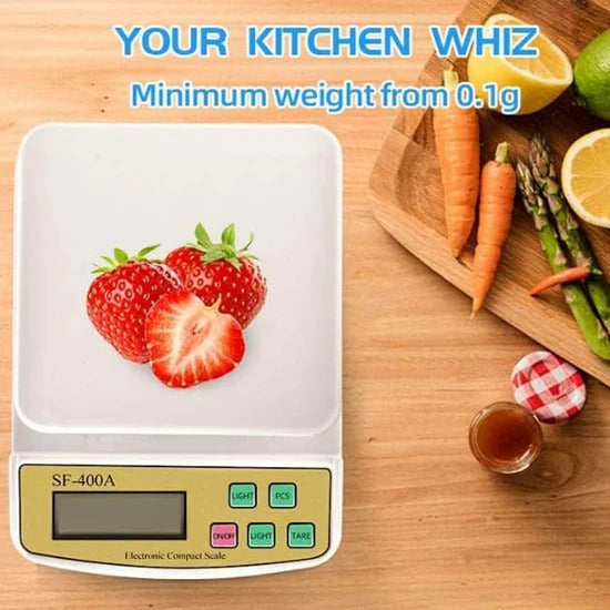 1610 Digital Multi-purpose Kitchen Weighing Scale (Sf400a)