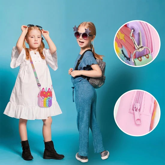 Childrens Silicone Bag Childrens Coin Purse (1 Pc)