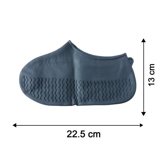 4919 Shoe Cover (Small Size) For Rain Reusable Antiskid Waterproof Boot Cover Shoe Protector For Bike Silicone (1 Pair)