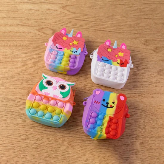 Childrens Silicone Bag Childrens Coin Purse (1 Pc)