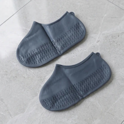 4919 Shoe Cover (Small Size) For Rain Reusable Antiskid Waterproof Boot Cover Shoe Protector For Bike Silicone (1 Pair)