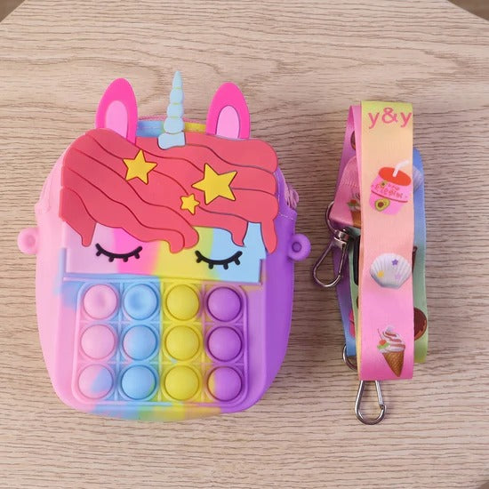 Childrens Silicone Bag Childrens Coin Purse (1 Pc)