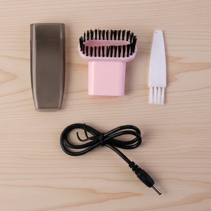Handheld Cordless Vacuum Cleaner Mini Desktop Dust Cleaner One Button Switch for Office Home Car Keyboard and Table Cleaning (1 Pc)