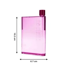 A5 Notebook Style Flat Water Bottle – Ultra Slim & Portable (400ml)
